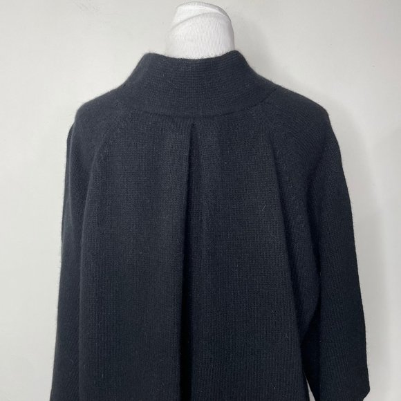 Sarah Spencer Women's Size 2X Knit Cardigan Black Two Buttons 3/4 Sleeves - Picture 13 of 15